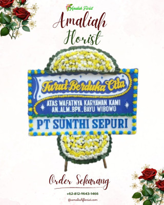Papan Bunga Duka di Wenang Utara